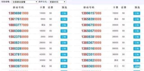 手机号多少开头的最贵