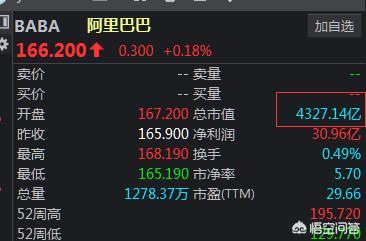 阿里巴巴有多少原始股
