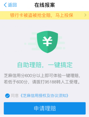 支付宝赔付多少钱