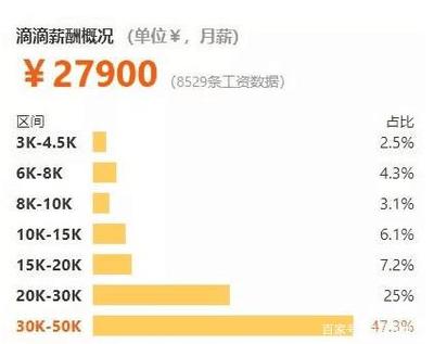 北京滴滴月收入多少
