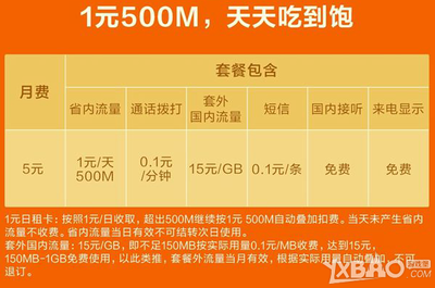 5元套餐多少流量