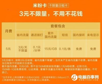5元套餐多少流量