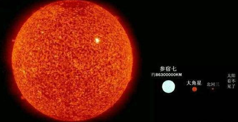 恒星比太阳大多少呗