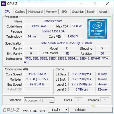 g4560是多少位处理器