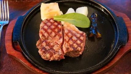 五分熟牛排多少度