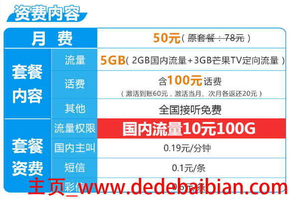 移动流量一个g多少钱