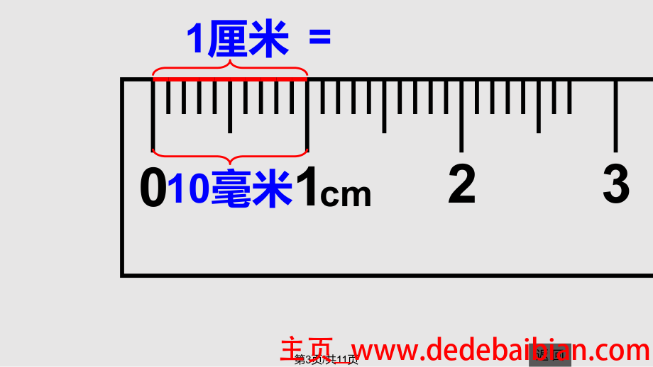 4.9厘米等于多少毫米