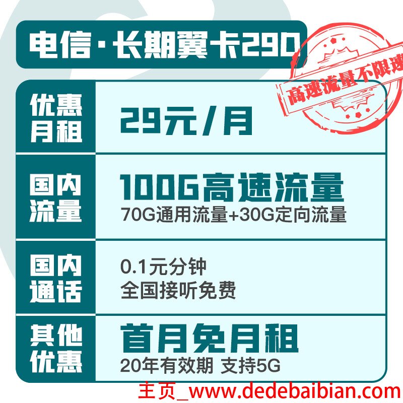 电信20元流量有多少流量套餐