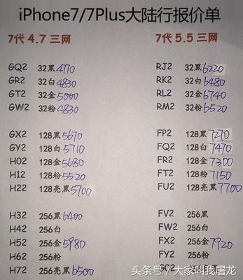 双十一苹果7降价多少钱