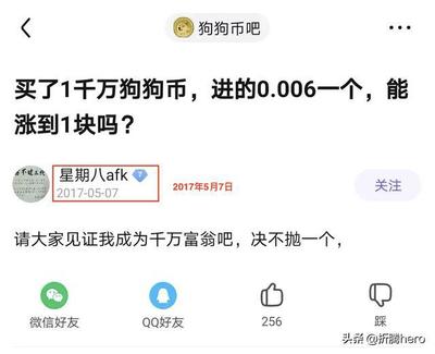 狗狗币2017能涨到多少钱