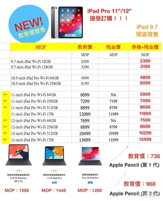 澳门买ipad 多少钱