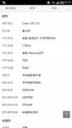 OPPOR5多少内存