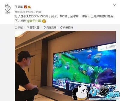 王思聪100寸电视多少钱