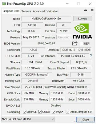 笔记本gt940功耗多少