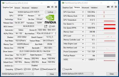 gtx.1070功多少w